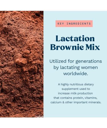 Lactation Brownie Mix - Double Chocolate Breastfeeding Supplement for Increased Breast Milk Supply - Buy Online on GoSupps.com
