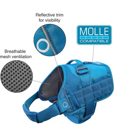 KURGO RSG TOWNIE Dog Harness - Adjustable XS Easy to Put On Lightweight & Secure - Black - Buy Online on GoSupps.com