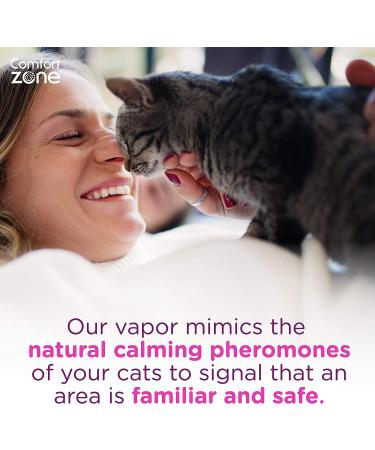 Comfort Zone Cat Calming Diffuser Refill | Veterinarian Recommended | Reduce Spraying & Scratching | Calm Home Solution | 48ml-2 Pack - Buy Online on GoSupps.com