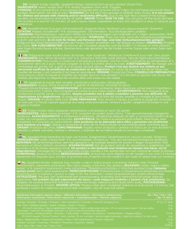 Buy Elf Family Keto Diet 20-Day Konjak Noodles - Ultra Low Carb Vegan & Gluten-Free Shirataki Pasta (24 Portions 270g) - Instant Low-Calorie Spaghetti - Buy Online on GoSupps.com