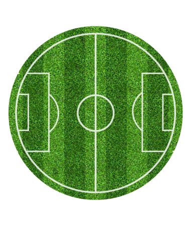 J & M Deco edible cake topper - cake topper birthday - Football Tortendendeko - Birthday cake decoration from fondant - around 20 cm - Dining paper Tortendendeko - Cake topper Football - Cake Decoration - Buy Online on GoSupps.com