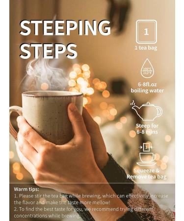 Premium TeeLux Roasted Dandelion Root Tea Bags - 100 Count, Caffeine-Free Herbal Tea, Popular Coffee Alternative - Buy Online on GoSupps.com