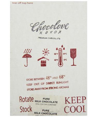 Chocolove Pure Milk Chocolate Mini Bars - 1.3 oz (Pack of 12) | Smooth, Delicious Treats - Buy Online on GoSupps.com