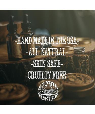 Vintage Grooming Co. Death Grip Extra Strong Hold Mustache Wax Set with Comb and Remover Oil - Buy Online on GoSupps.com