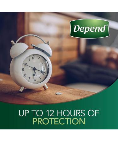 Depend Night Defense Men's Incontinence Underwear, Overnight, Disposable, Large - 28 Count (2 Packs of 14) - Buy Online on GoSupps.com