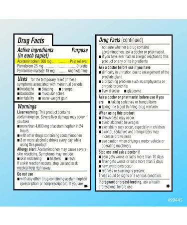 Quality Choice Maximum Strength Menstrual Pain Relief Caplets - 20 Count Package - Buy Online on GoSupps.com