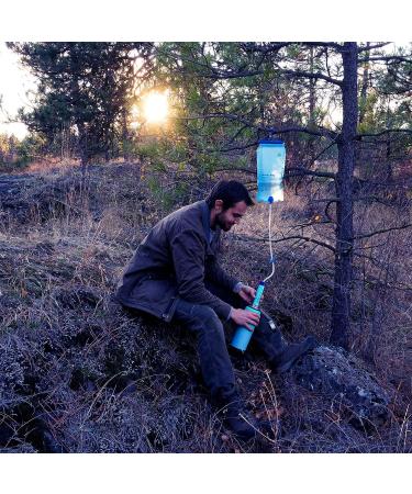 SimPure Gravity Water Filter - Portable 3L Purifier with Gravity Bag & Tree Strap | Camping, Hiking, Emergency Gear - Buy Online on GoSupps.com