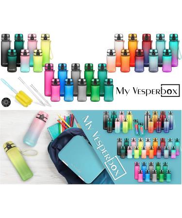 Buy My Vesperbox Minny Leak-Proof Children s Water Bottle - 350ml 500ml 750ml - BPA Free Tritan with Straw/Sieve - Perfect for Kindergarten & School - Purple/Blue - Buy Online on GoSupps.com