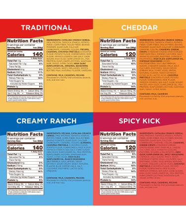 Catalina Crunch Mix Keto Snack Variety Pack - Low Carb Protein Snacks 6oz (Pack of 4) - Buy Online on GoSupps.com