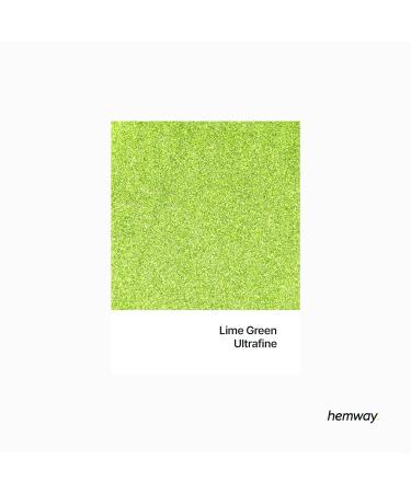 Hemway Ultra Sparkle Glitter Lime Green 100g - Multi-Purpose Epoxy Resin for Arts, Crafts, Cosmetics & More - Buy Online on GoSupps.com