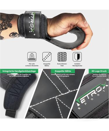NetroxSports Hyper Grips - Strong Lifting Straps for Bodybuilding Weightlifting & Strength Training | Ideal for Men & Women - Ship Worldwide - Buy Online on GoSupps.com