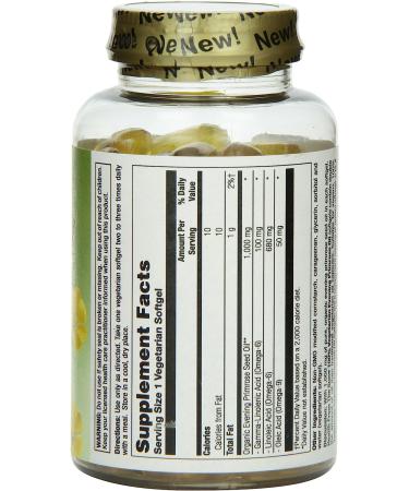Nature's Life Evening Primrose Oil 90 CT - Vegetarian Formula for Hormone Balance & Skin Health - Buy Online on GoSupps.com