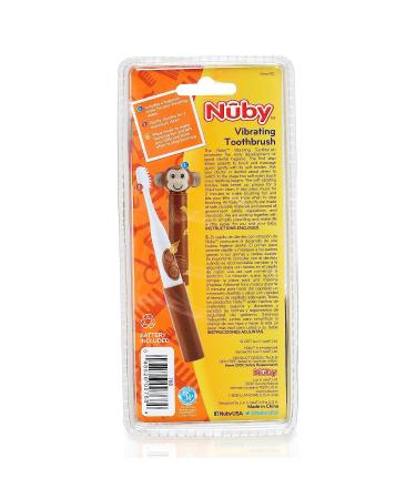 Nuby Electric Toothbrush - Monkey Character | Kids Battery Operated Dental Care - Buy Online on GoSupps.com
