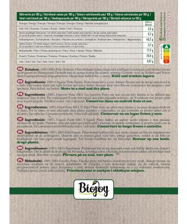 Buy Biojoy Organic Pinto Beans (1.5 kg) - Additive-Free Whole Pinto Beans for Healthy Cooking - Buy Online on GoSupps.com