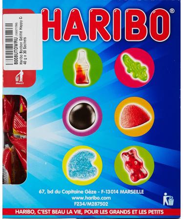 Haribo Happy Cola Jelly Candy 40g x 30 Sachets - Buy Online on GoSupps.com