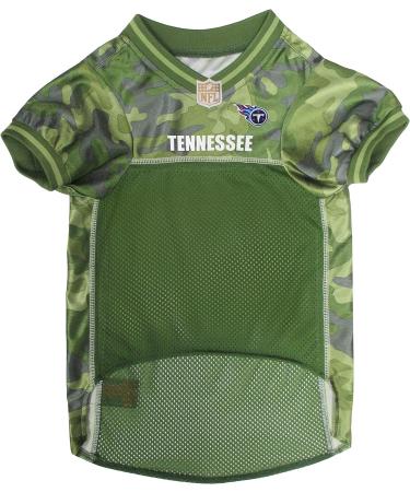 NFL Tennessee Titans Camouflage Dog Jersey - Small | 5 Sizes & 32 Teams | Hunting Pet Shirt - Buy Online on GoSupps.com