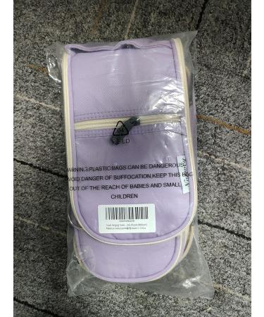 Women's Travel Hanging Toiletry Wash Bag - Light Purple Medium Size - Buy Online on GoSupps.com