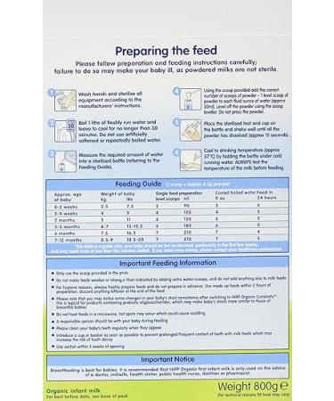 HiPP Organic First Infant Milk 800 g - Buy Online on GoSupps.com