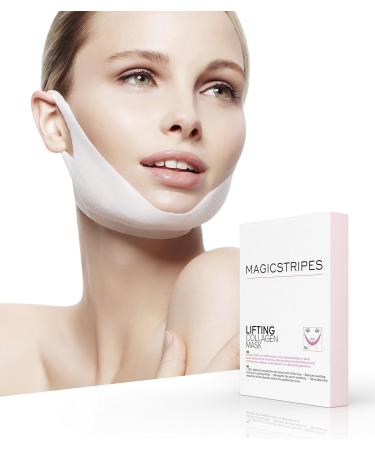 Buy MAGICSTRIPES Lifting Collagen Mask - V Line Double Chin Reducer | 5 Masks for Slimming Facial Contour - Buy Online on GoSupps.com