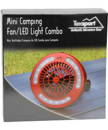 Texsport Hanging Tent Fan and Light Combo - Ideal for Outdoor Camping, Backpacking, and Hiking - Buy Online on GoSupps.com