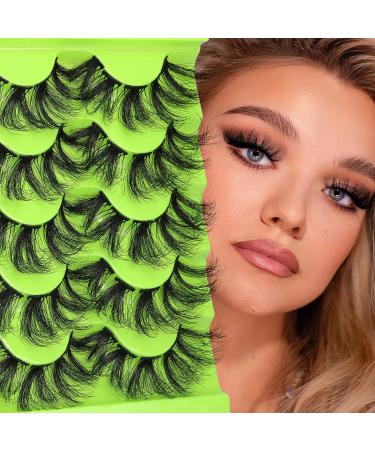 Fluffy 6D Faux Mink Cluster Lashes 16-22mm for Dramatic Cat-Eye Wispy DIY Extensions - A22MM - Buy Online on GoSupps.com