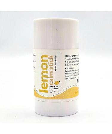 Best Bee Brothers Lemon Calm Stick | Insect Bite Itch Relief Balm for Bug Bites & Skin Irritation - Buy Online on GoSupps.com