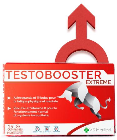 VS Medical Testobooster Extreme - Supplement for Men Immediate Ultra Strong Effect Improves Performance Stamina and Strength 100% Natural and Safe Pocket Packaging