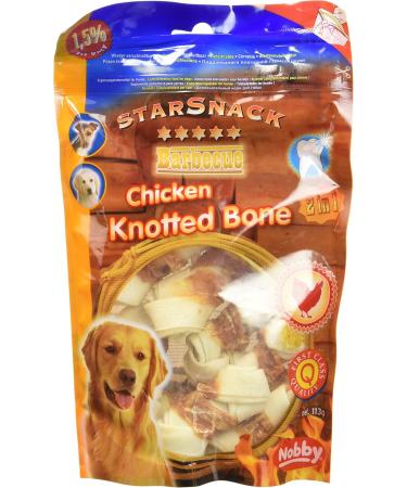 Nobby STARSNACK Barbecue Chicken Knotted Bone 7.5 cm - 113 g | Premium Dog Treats for International Shipping - Buy Online on GoSupps.com
