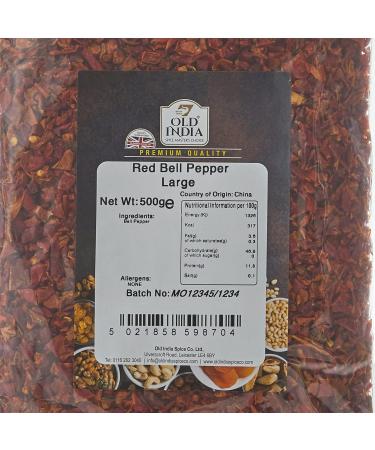 Old India Red Bell Pepper Large 500g - Fresh and Vibrant - Pack of 1 - Buy Online on GoSupps.com