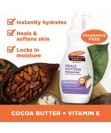 Palmer's Cocoa Butter Formula Fragrance-Free Lotion 13.5 Fl Oz - 3 Pack Best Price - Buy Online on GoSupps.com