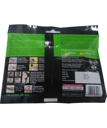 VIP Natural Hair Colour Shampoo Black - 3 in 1 Colour & Conditioner - 40ml | International Shipping Available - Buy Online on GoSupps.com