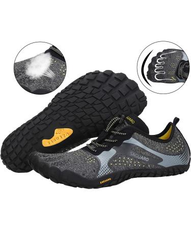SAGUARO Barefoot Trail Running Shoes for Men & Women - Breathable Non-Slip Fitness Shoes - Black Size 40 EU - Buy Online on GoSupps.com