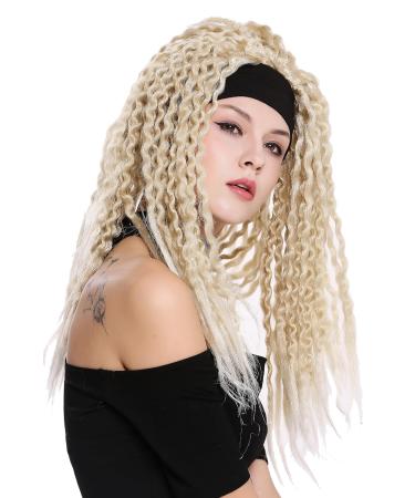 Buy WIG ME UP 90837 - ZA89/ZA88 Karneval Halloween Headband Dreads Rasta Caribbean Afro Blond Mix - 55 cm | International Shipping - Buy Online on GoSupps.com