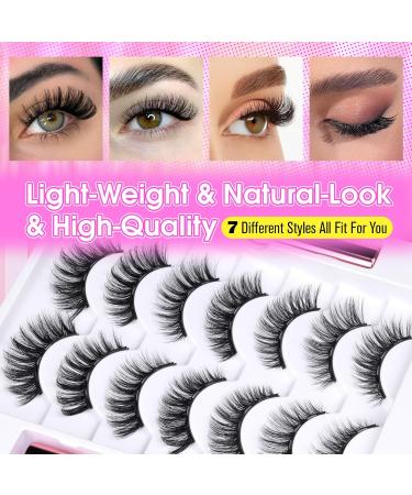 Shop Wiwoseo Magnetic Eyelashes - Natural Look No Glue Waterproof & Reusable with Magnetic Eyeliner & Tweezer - International Shipping Available - Buy Online on GoSupps.com