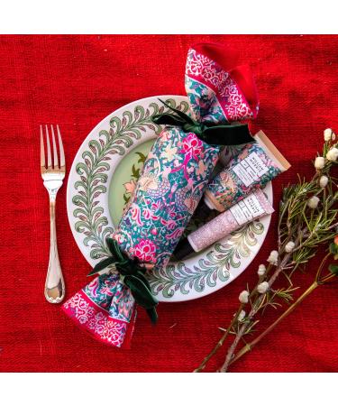 William Morris At Home Peacock-Hand & Lip Festive Drum (Hand Cream 30ml & Lip Balm 10ml) - Nourishing Hand Cream & Lip Balm in a Festive Drum Packaging - Buy Online on GoSupps.com