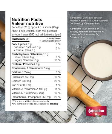 Carnation Fat Free Instant Skim Milk Powder 500g Product of Canada 500 g (Pack of 1) Skim Milk Powder - Buy Online on GoSupps.com