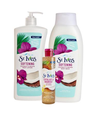 Buy St. Ives Softening Body Wash Coconut & Orchid - 13.5 oz | Best International Shipping - Buy Online on GoSupps.com