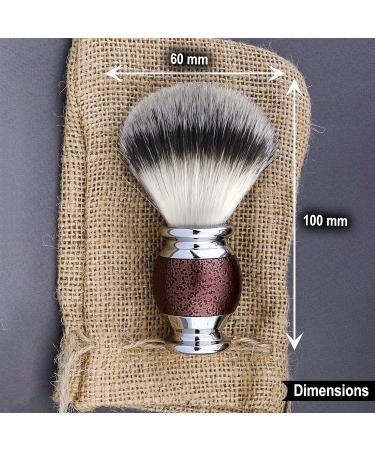 6 Pc Men's Grooming & Shaving Kit | 3 Edge Razor Badger Hair Brush Soap & Bowl | Perfect Gift for Him - Buy Online on GoSupps.com