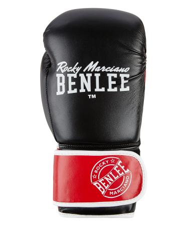 BENLEE synthetic leather boxing gloves (1 pair) Carlos 12 oz Black/Red/White