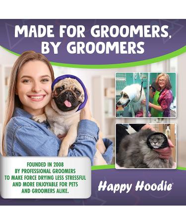 Happy Hoodie for Dogs & Cats - Grooming & Calming Miracle Tool - Large Black - Buy Online on GoSupps.com