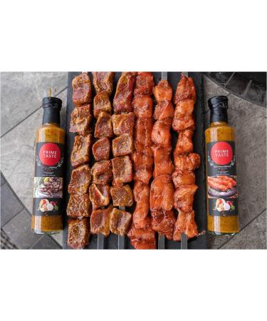 Defence Prime Taste - Rich BBQ White Meat Marinade Sauce - Chicken Meat or Vegetables - Vegetarian Sauce - Fresh Ingredients - 250g - Buy Online on GoSupps.com