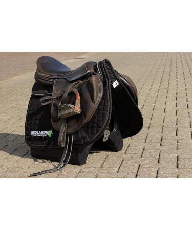 Nedlandic Black Saddle Carrier - Durable & Stylish Equestrian Shipping Worldwide - Buy Online on GoSupps.com