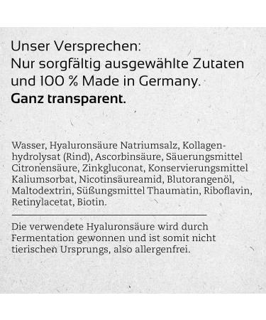 Buy Hylmed Ha Liquid - High-Dose Hyaluron Drink with Collagen Zinc & Vitamins | 500ml for 50-Day Supply | International Shipping Available - Buy Online on GoSupps.com