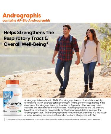 Doctor's Best Respiratory Care with Andrographis Leaf Extract - 120 Tablets for Enhanced Lung Health - Buy Online on GoSupps.com