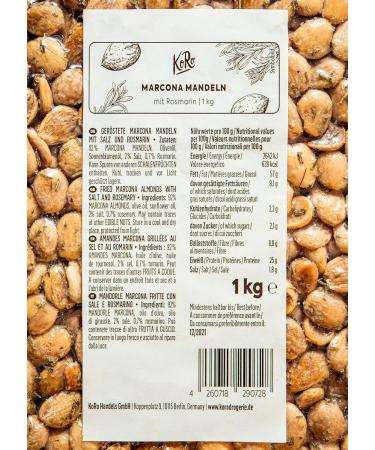 KoRo - Marcona almonds with rosemary 1 kg - Buy Online on GoSupps.com