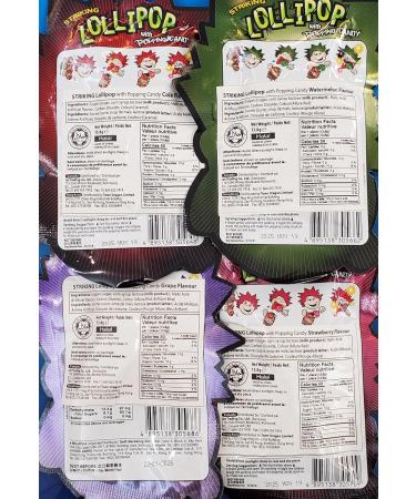 STRIKING Watermelon Popping Candy Lollipop (2 Packs) - Buy Online on GoSupps.com