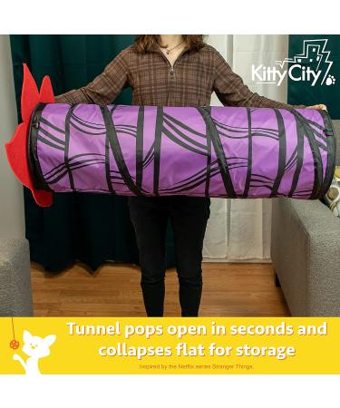 Kitty City Stranger Things Cat Toys - Tunnels & Scratch Play Set - Buy Online on GoSupps.com