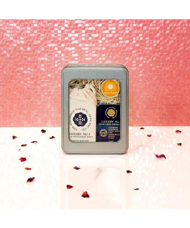 Luxury Gift Box | Luxury No.1 Scented Hand Cream Bar | Beautifully Scented Soap Bar | Moisturising And Luxurious Lip Balm | Gift For All Occasions Luxury No.1 Gift Box - Buy Online on GoSupps.com