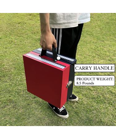 Flag Series Wooden Washer Toss Game Set - Portable Outdoor Lawn Game with 8 Metal Washers - Buy Online on GoSupps.com