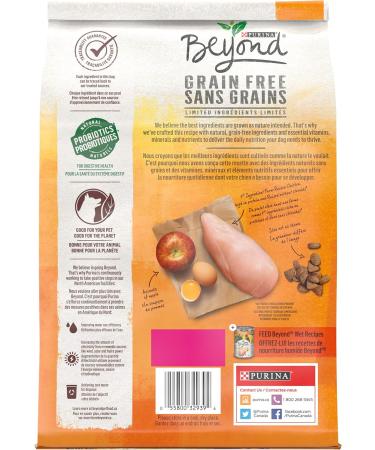 Beyond Grain Free Ground Entr e Natural Wet Dog Food Variety Pack 2.21 kg (6 x 368g) + Beyond Dry Dog Food Grain Free Farm-Raised Chicken & Egg Recipe - 1.36 kg Bag Dog Food + Dog Food White Meat Chicken&Egg - Buy Online on GoSupps.com